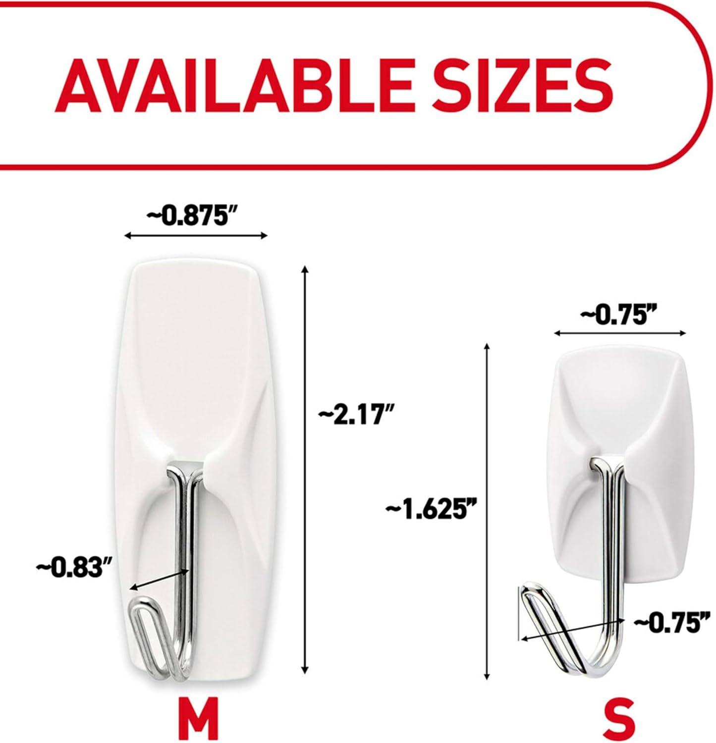 Command Small Wire Toggle Hooks. 16 Hooks and 24 Strips. Damage-Free Hanging Wall Hook with Adhesive. No Tools Required. Great for Home. Kitchen. and Office Organization. Holds up to 0.5 lb - Image 9
